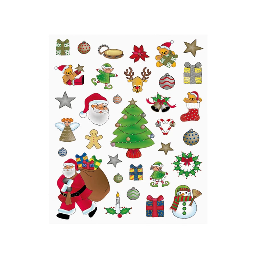 Autocollants De Noël 4 Autocollants De Noël – Image 2