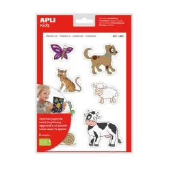 Apli Kids 20 Autocollants A4 Animaux XL