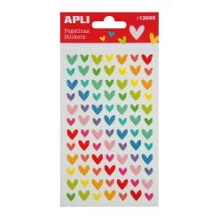 Autocollants Coeurs Arc-en-Ciel