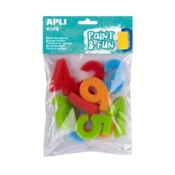 Peindre Des Numéros D’éponge