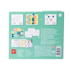 Jeu D’autocollants D’animaux Géométriques -Apli Kids 18361 01 apli kids